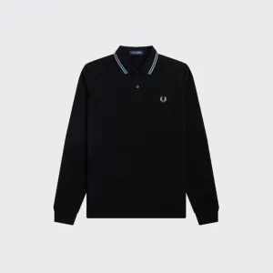 01764 Fred Perry LS Twin Tipped Shirt