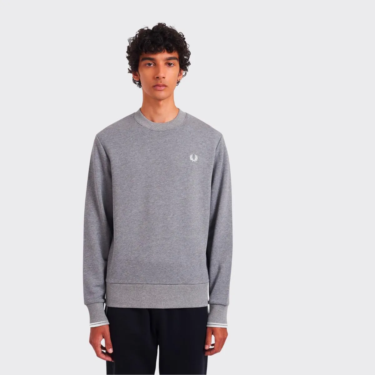 03592 Fred Perry Crew Neck Sweatshirt