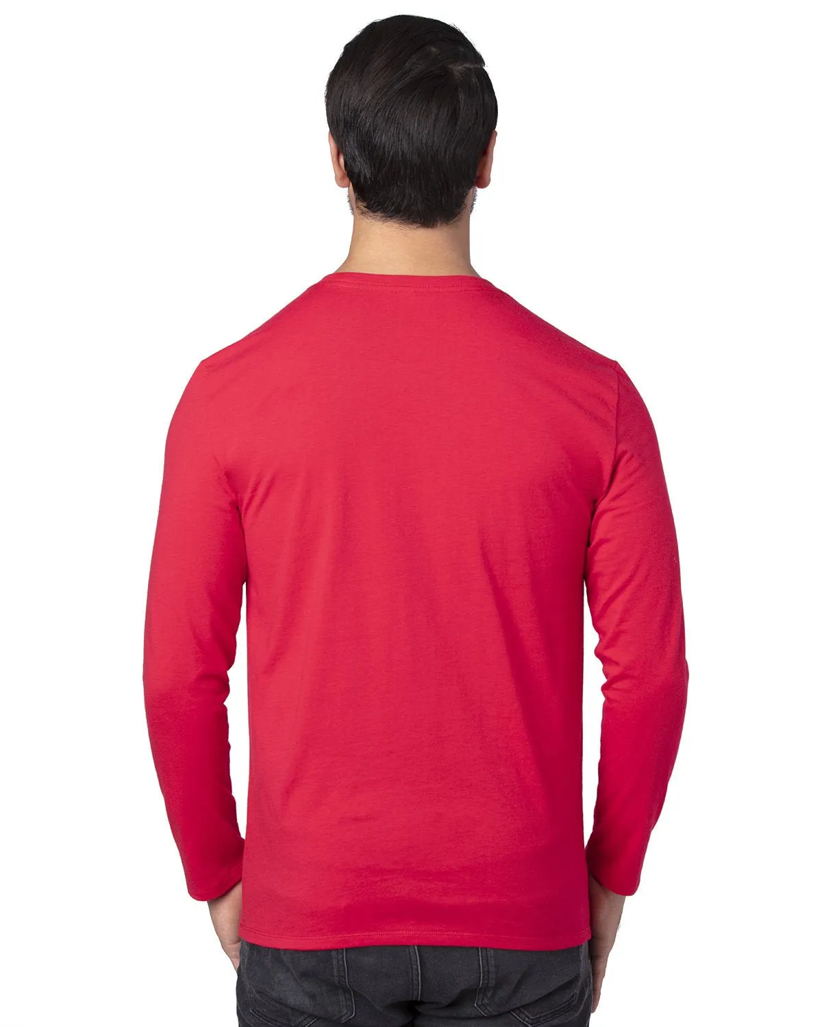 100LS-Threadfast Apparel-RED