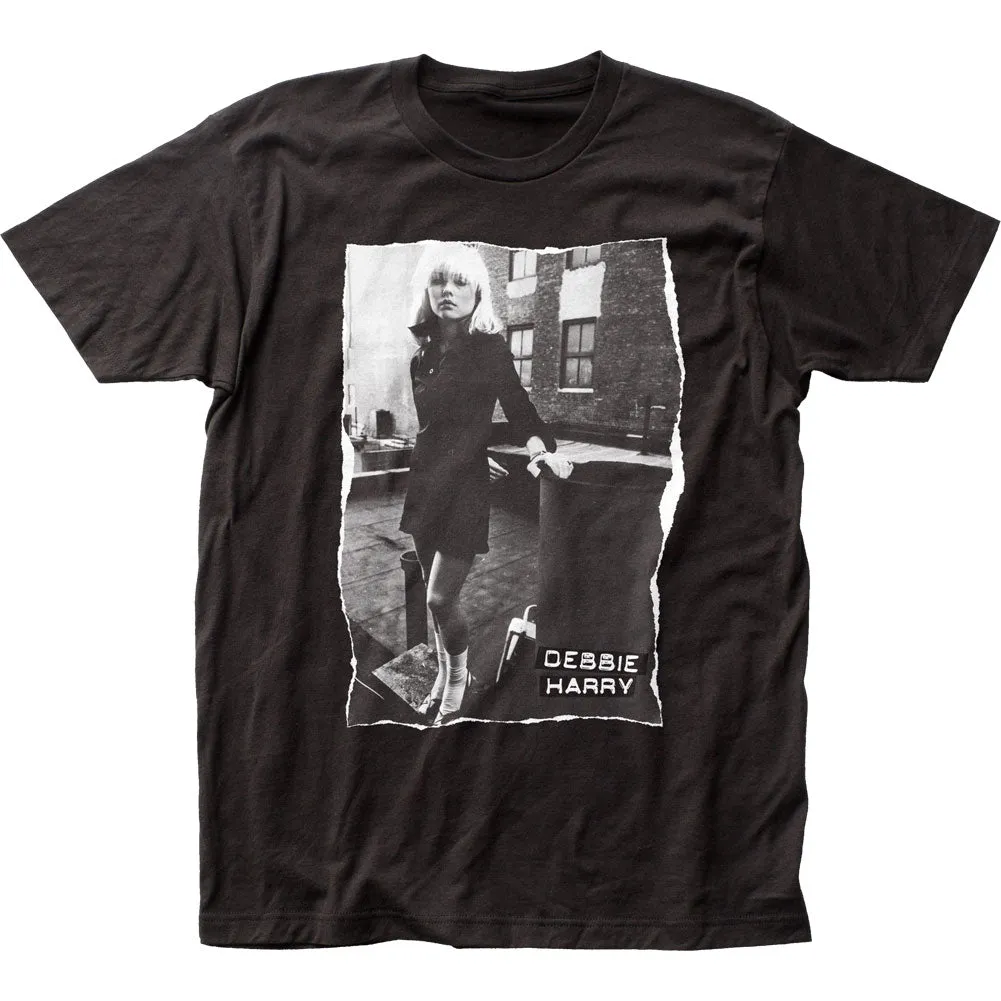 Blondie Rooftop Mens T Shirt Black