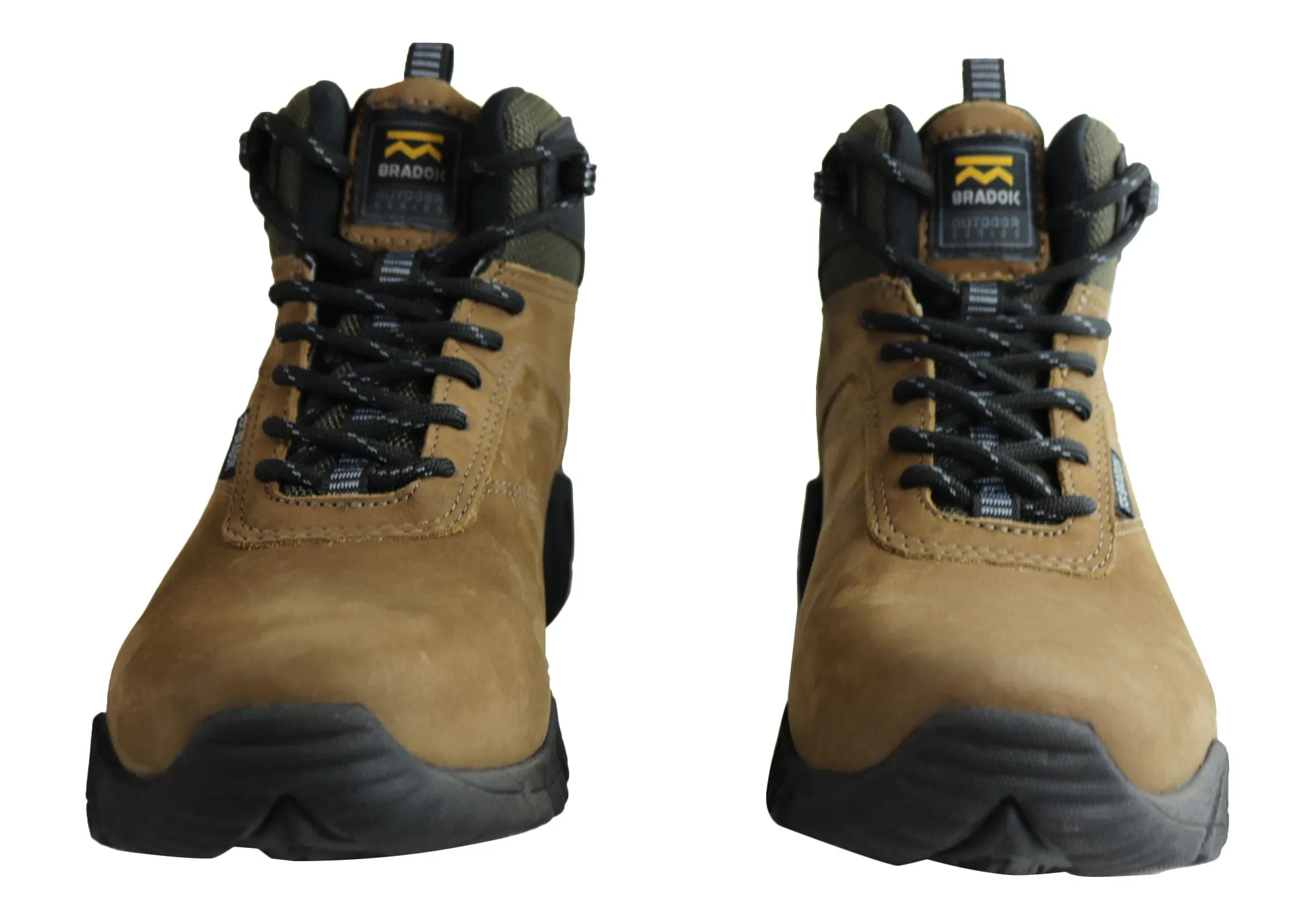 Bradok Kilauea Mens Comfortable Leather Hiking Boots Made In Brazil