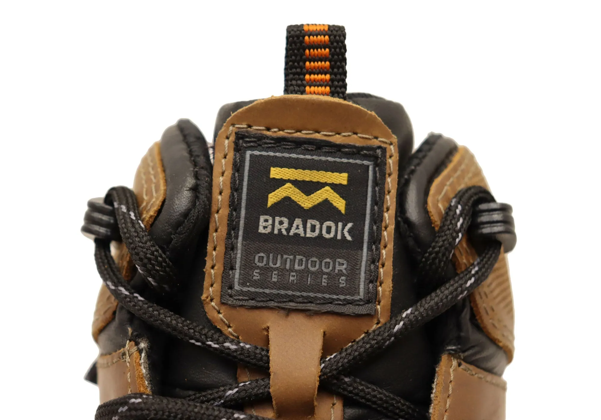 Bradok Krakatoa Mid Mens Comfort Leather Hiking Boots Made In Brazil