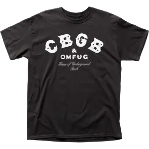 CBGB Logo Mens T Shirt Black