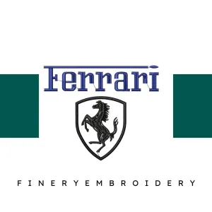 Ferrari 1 - Embroidery Design