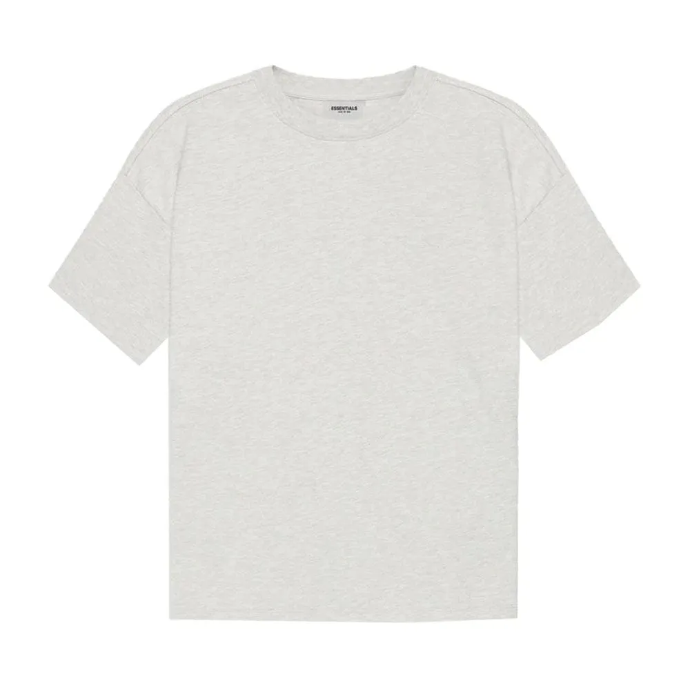 FOG ESSENTIALS SS21 SILICON APPLIQUE LOGO OATMEAL TEE (NEW)