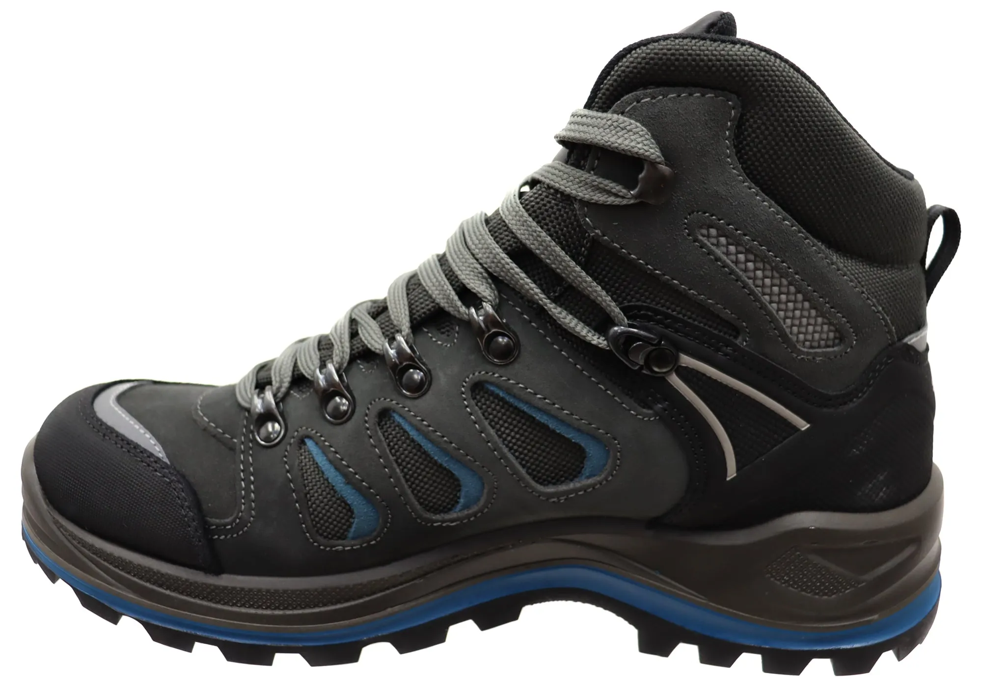 Grisport Mens Flinders Mid Hiking Waterproof Boots Made In Italy