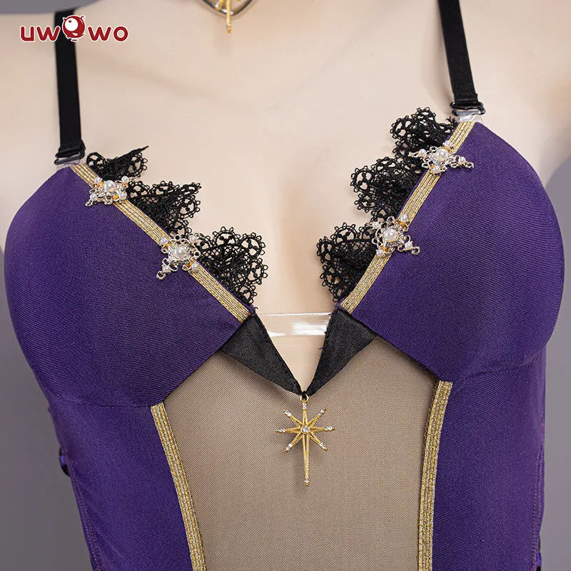 【In Stock】Exclusive Authorization Uwowo Genshin Impact Swim Fanart Mona Swimsuit Cosplay Costume