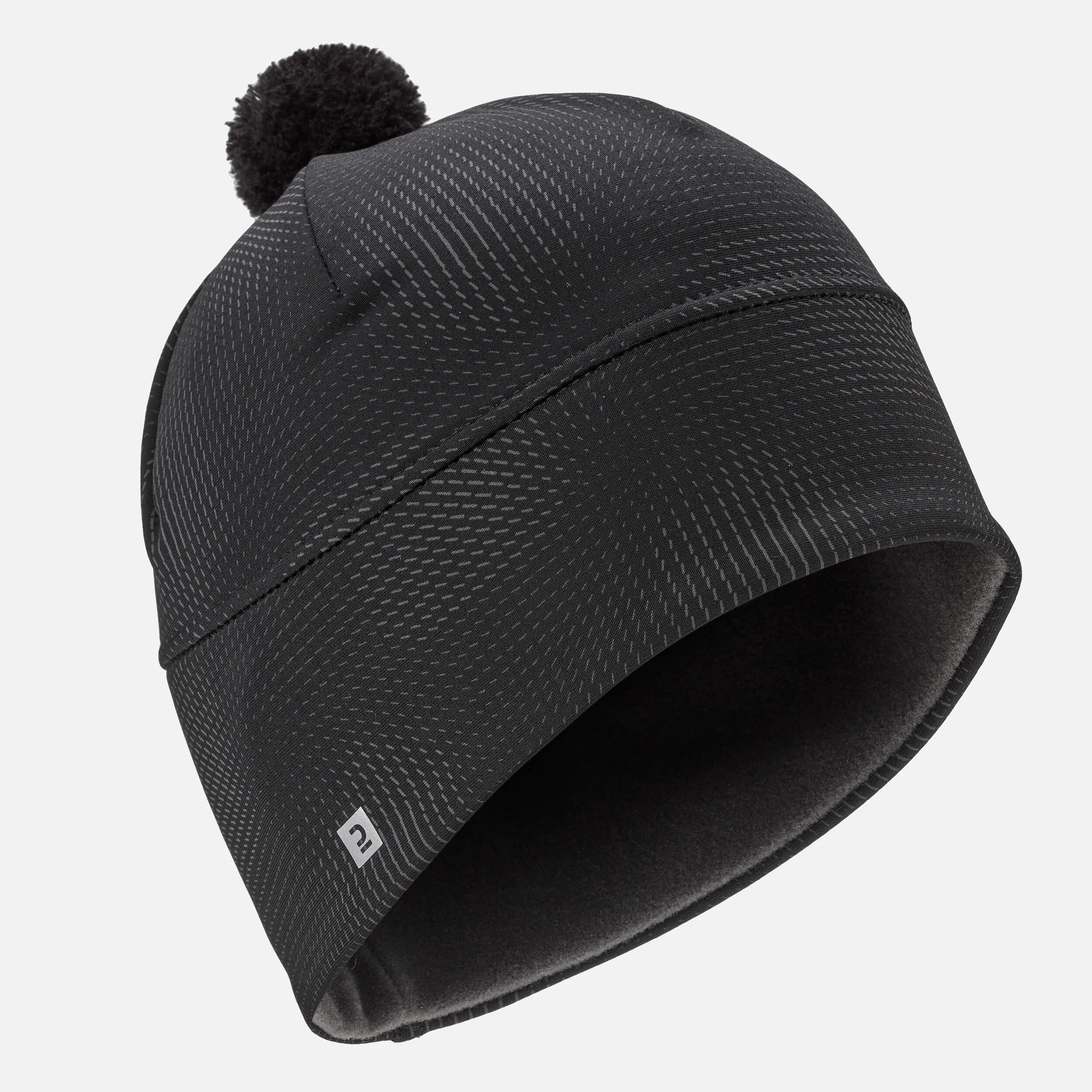 Inovik ski hat with fleece, black