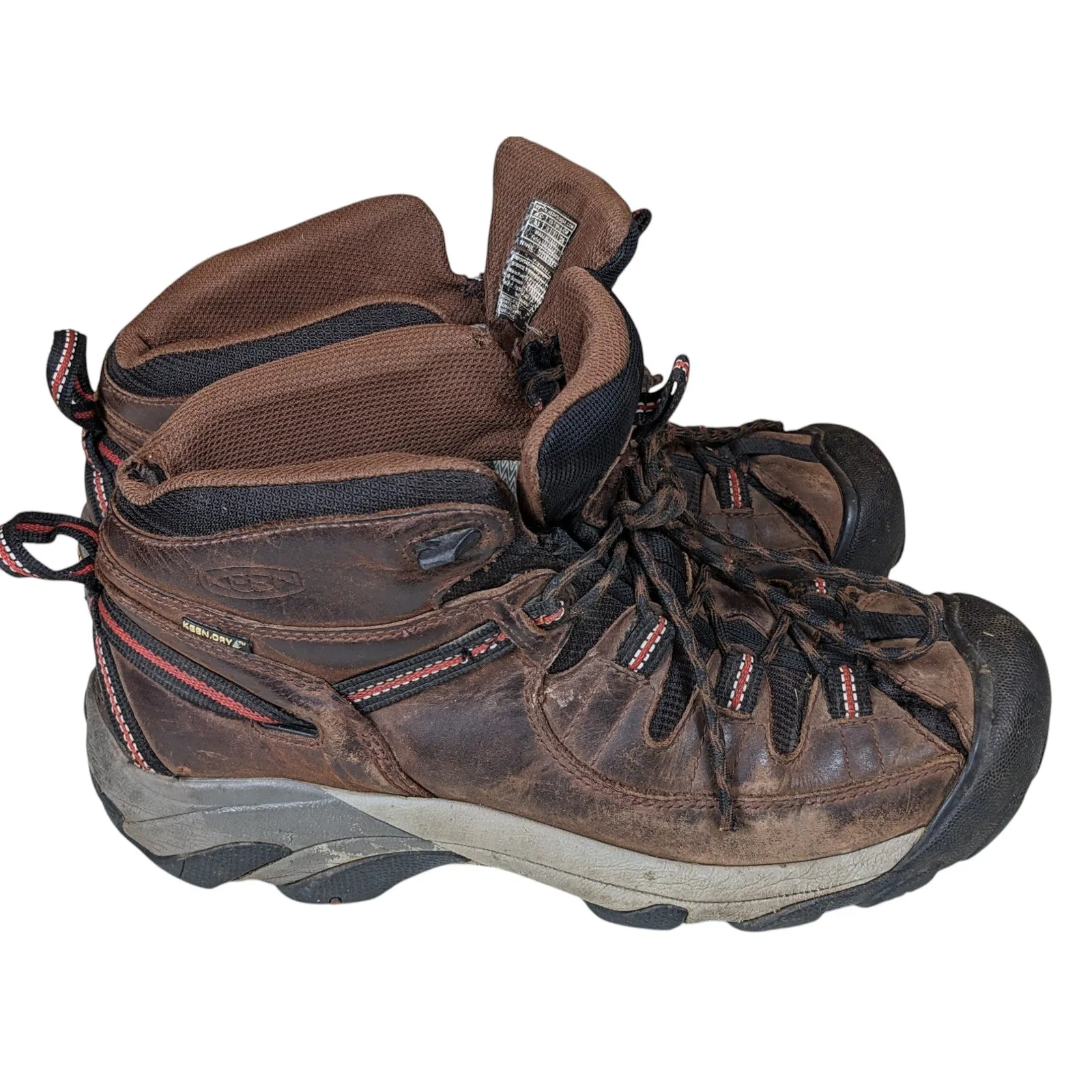 KEEN Boots Dry Waterproof Hiking Shoes Mens 10 Womens 11 Lace Up Trail Adventure