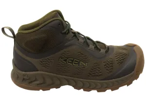 Keen Mens Comfortable Lace Up NXIS Speed Mid Boots