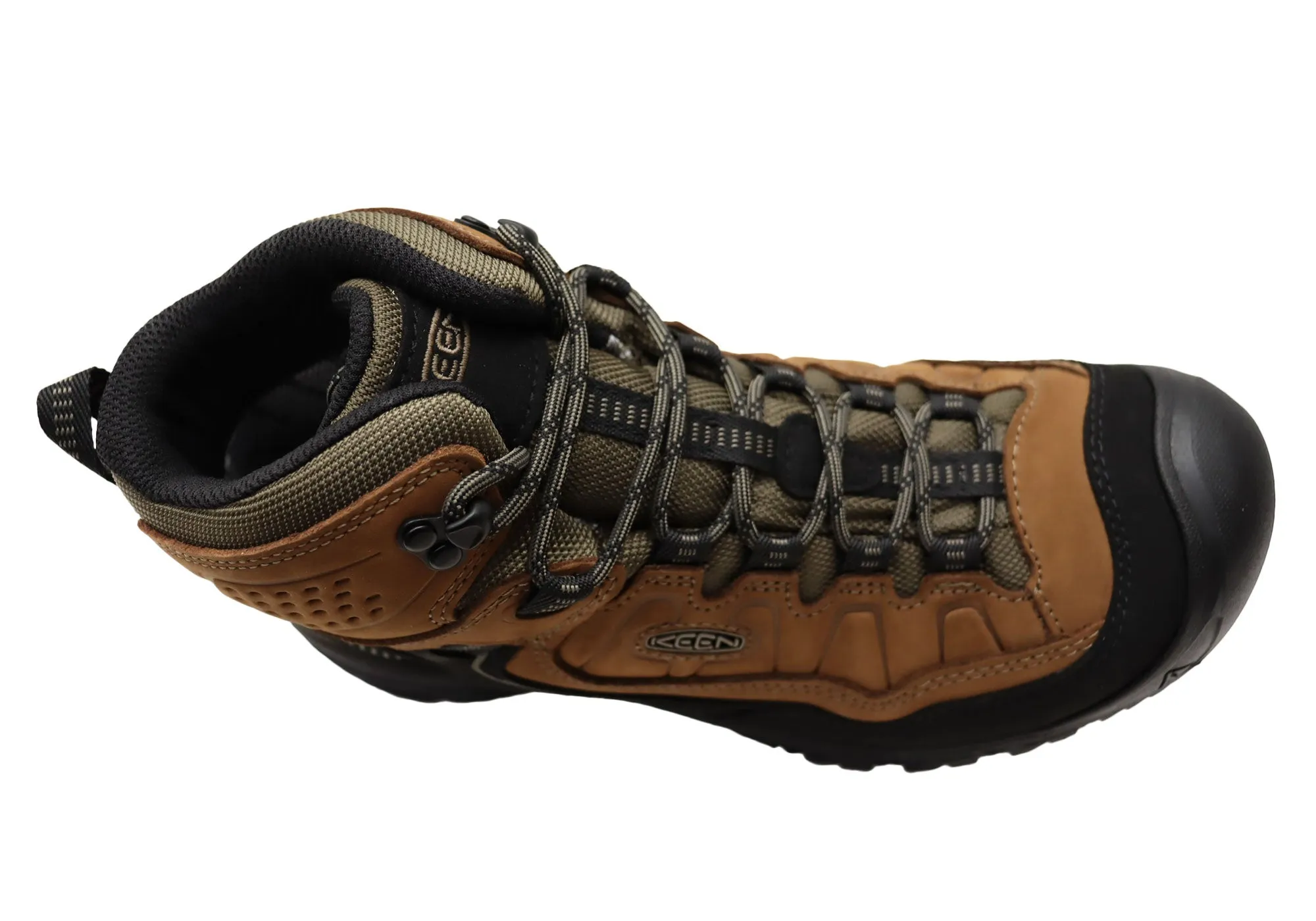 Keen Mens Targhee IV Mid Waterproof Wide Fit Hiking Boots