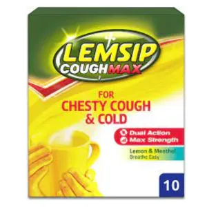 Lemsip Cough Max for Chesty Cough & Cold - 10 Sachets