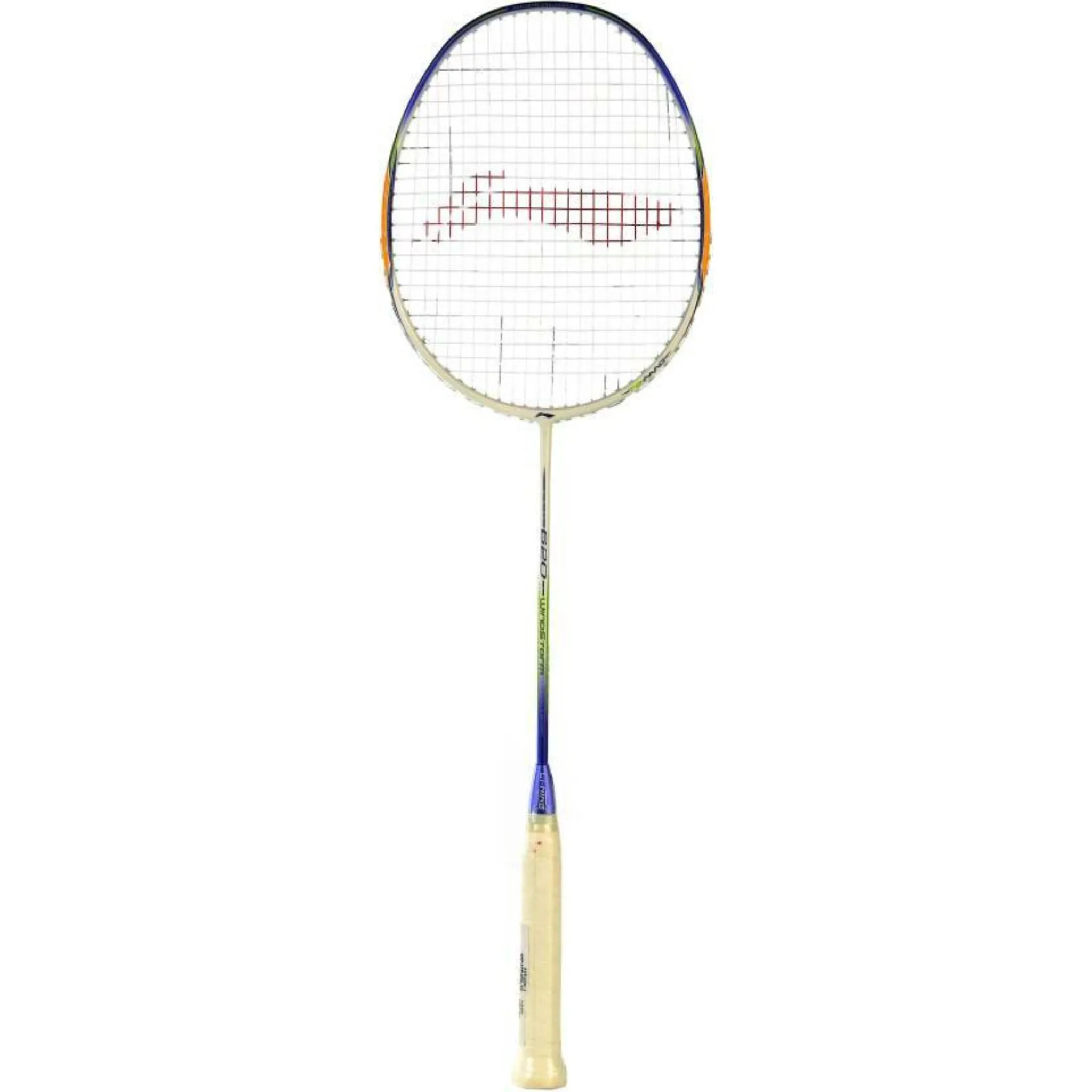 LI-NING 620 Windstorm Carbon Fiber Badminton Racquet | Size S2 (White/Yellow)