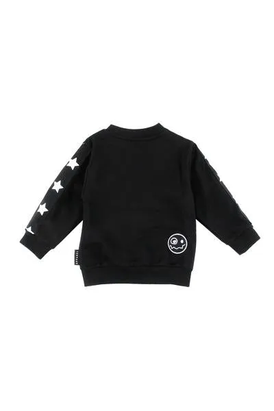 LOUD APPAREL BLACK POCKET SWEATER