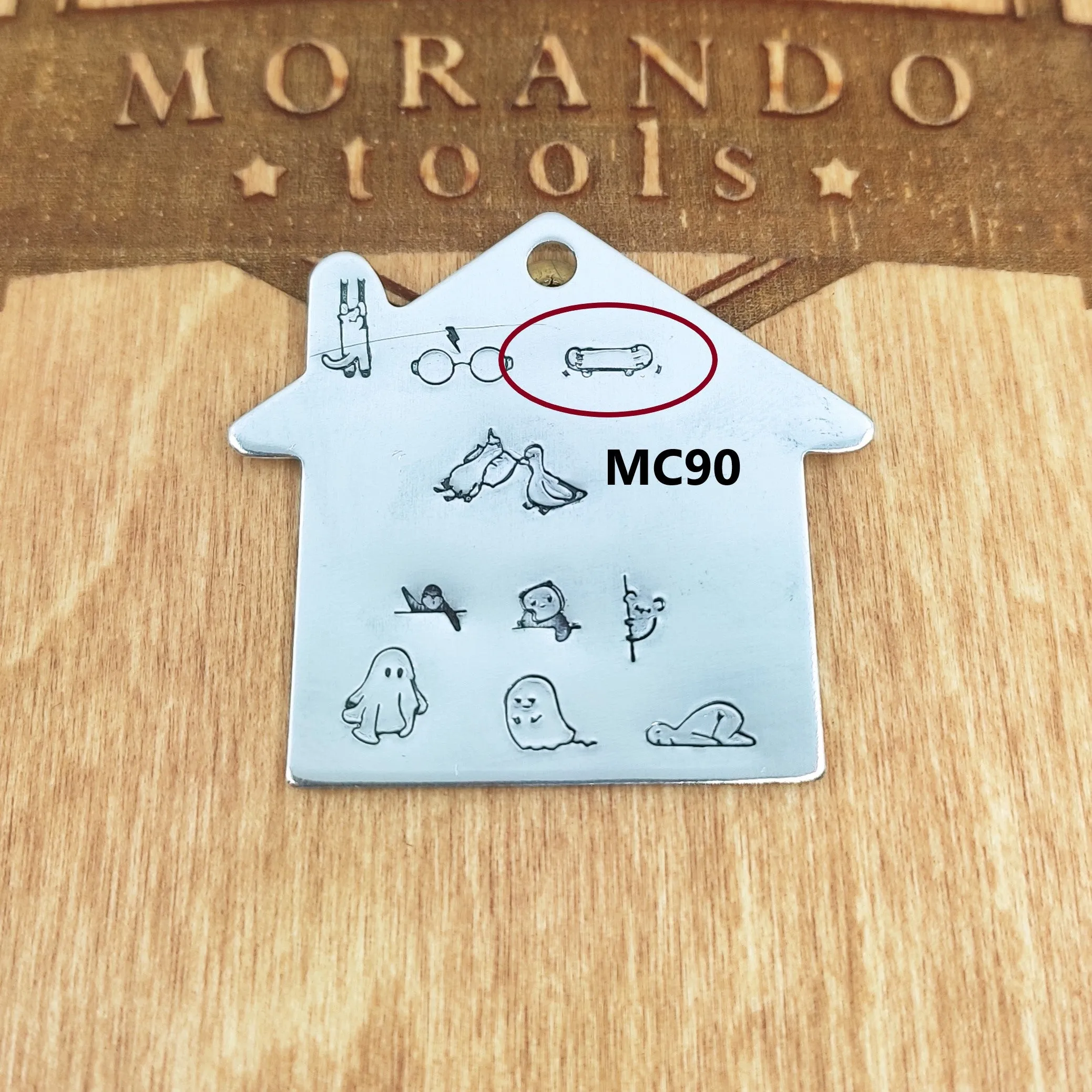 Micro Design Stamp MC90  6x2mm Skateboard- Ultra Details