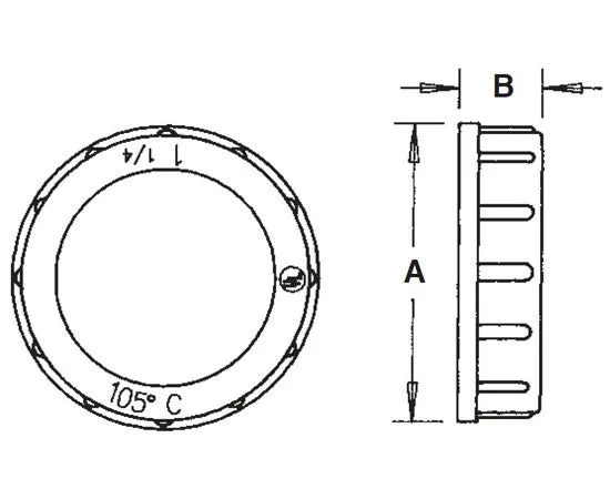 Plastic Insulating Bushings 105 degree C Rated