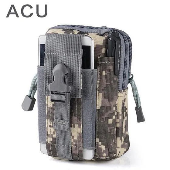 Tactical Molle Pouch Belt Waist Pack Bag Pocket Military Fanny Pack Phone Cases for Samsung Galaxy S5 S6 Iphone 6s 7 Plus LG G4