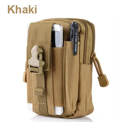 Tactical Molle Pouch Belt Waist Pack Bag Pocket Military Fanny Pack Phone Cases for Samsung Galaxy S5 S6 Iphone 6s 7 Plus LG G4