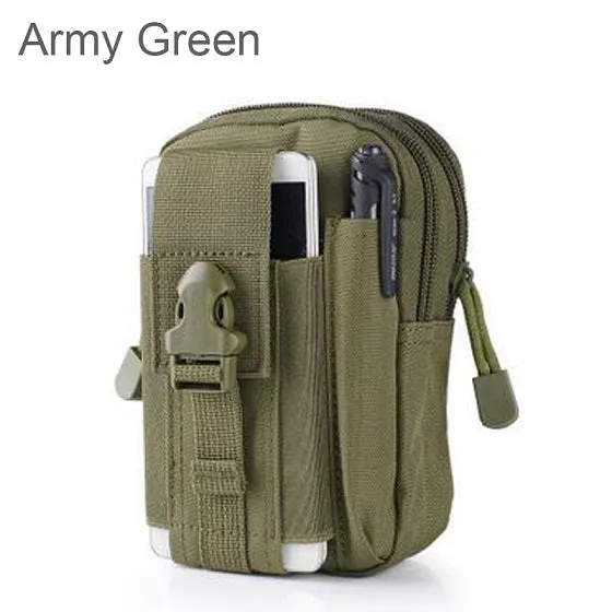 Tactical Molle Pouch Belt Waist Pack Bag Pocket Military Fanny Pack Phone Cases for Samsung Galaxy S5 S6 Iphone 6s 7 Plus LG G4