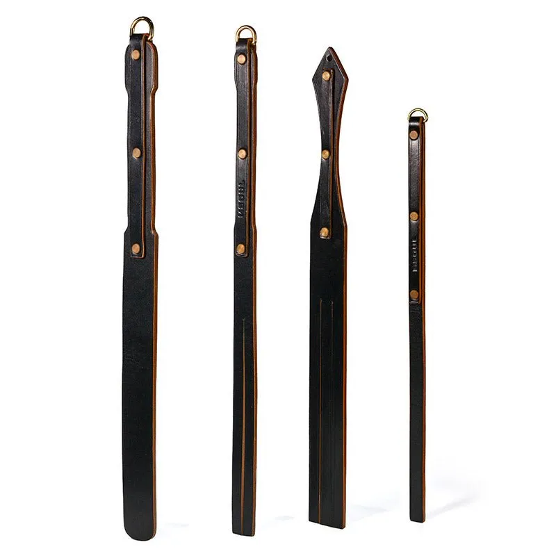 Tawse Spanking Set - 4pcs - 100% Genuine Cow Leather