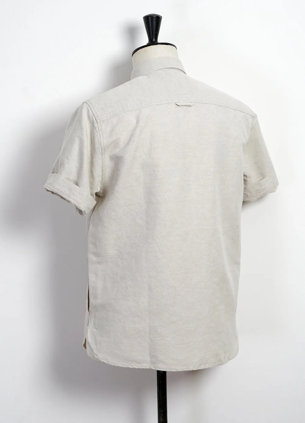 VILLY | Short Sleeve Shirt | Flax Nature