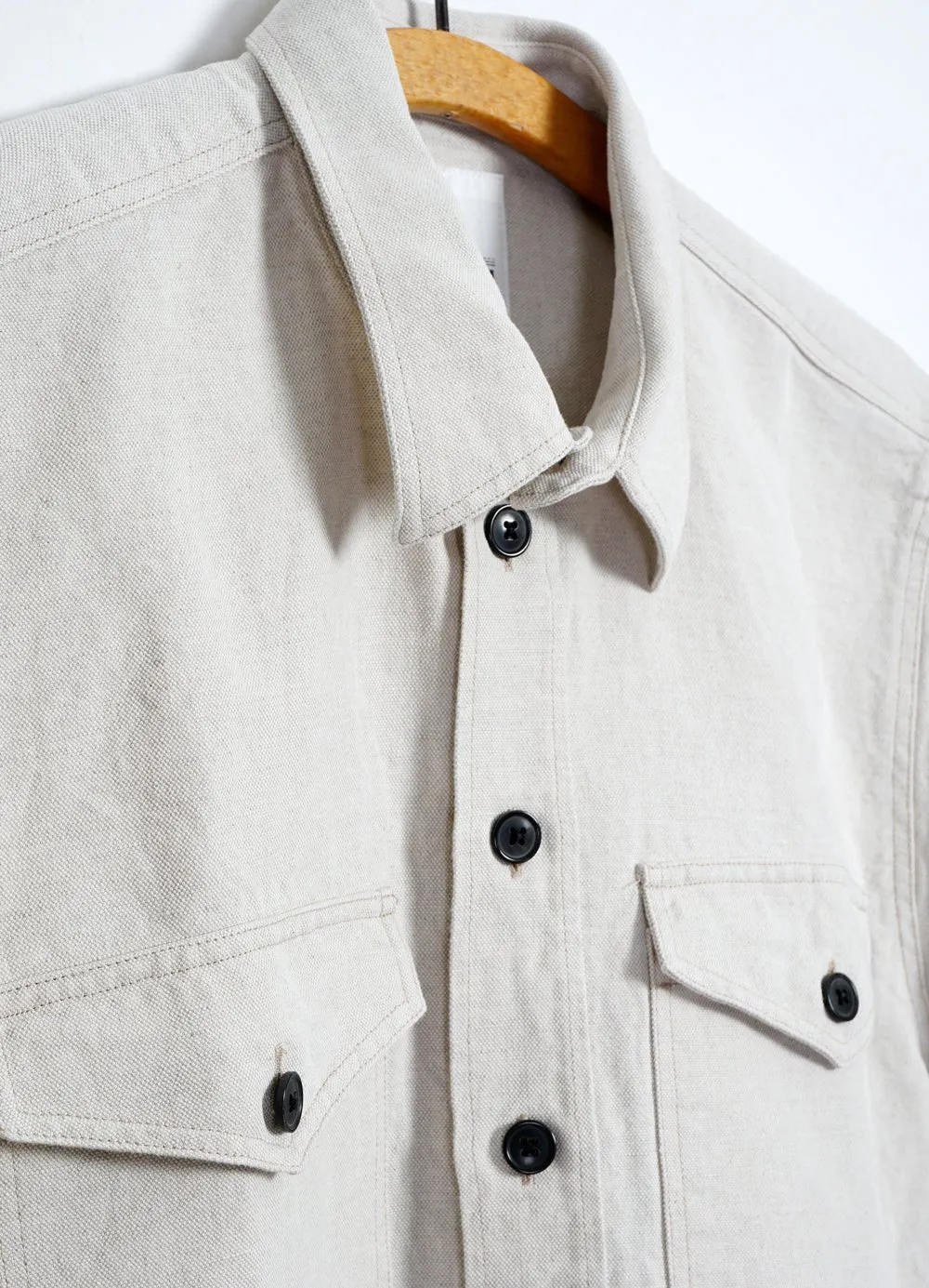 VILLY | Short Sleeve Shirt | Flax Nature